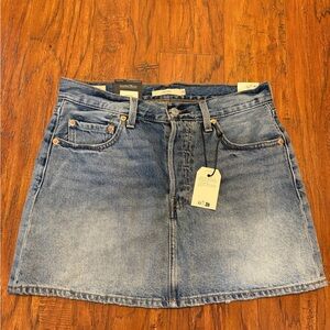 Levi's Classic Blue Mini Skirt
